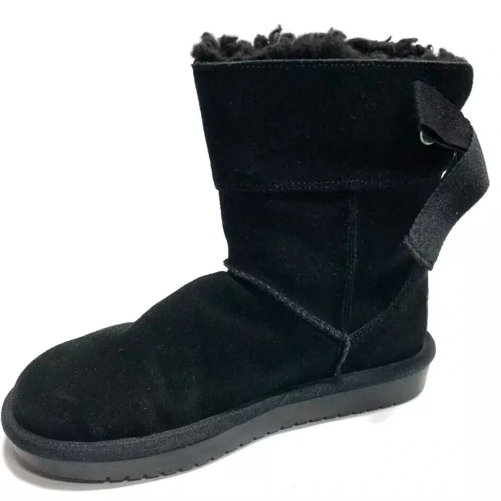 Koolaburra Andrah Short Girls Boot Black Size 13 M Little Kid